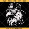 Patriotic Eagle Svg, July 4th Svg Eagle flag SVG, 4th Of July Eagle File For Cricut