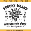 Spooky Island Amusement Park Svg Png, Halloween Disco Skull SVG PNG, Skull Island Resort 2002 SVG