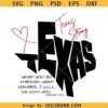 Texas Strong SVG, When You Go Through Deep Waters I'll Be With You svg png, pray for Texas svg