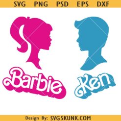 Barbie Ken SVG, Ken Barbie doll svg, ink Baby Doll SVG, Barbie Logo SVG