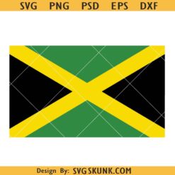Jamaica Flag Svg, Jamaican flag SVG, Reggae jamaica, Reggae flag svg, Bob Marley flag svg