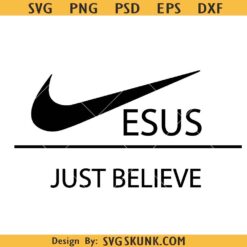 Jesus Just Believe SVG, Jesus quotes svg, Jesus believe svg, Christian shirt SVG PNG