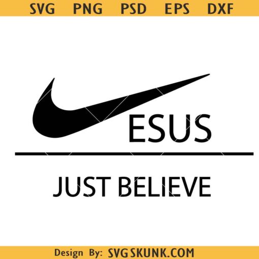 Jesus Just Believe SVG, Jesus quotes svg, Jesus believe svg, Christian shirt SVG PNG