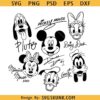 Mickey and Friends SVG PNG, Mickey and Friends Disney Svg, Mickey Mouse Svg, Friends Svg