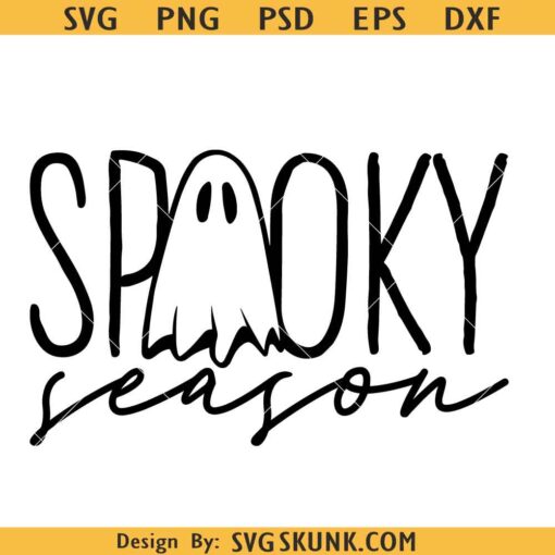 Spooky season SVG, Halloween shirt svg, Halloween sign svg, fall svg