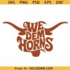 We Dem Horns SVG, Texas Longhorn SVG