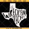 Wreck Em Tech SVG PNG, Wreck 'Em Texas Tech SVG, Texas football SVG PNG