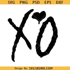 Xo car decal SVG, XO svg, Weekend XO svg, bumper sticker