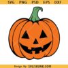 Halloween Pumpkin SVG PNG, pumpkin clipart, scary pumpkin svg, Halloween svg files