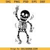 Skeleton Fuck Trump SVG PNG, Trump skeleton SVG PNG, Subtle Halloween Skeleton svg png