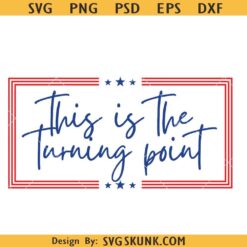 This is the Turning point Charlie Kirk SVG