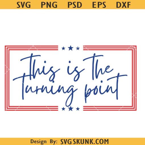 This is the Turning point Charlie Kirk SVG