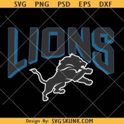 Detroit Football Lions SVG PNG, Detroit Lions SVG, Detroit Football PNG Clipart