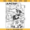 K Pop Demon Huntrix SVG, Huntrix members svg png, K pop inspired svg png