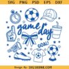 Soccer doodles SVG png, Game Day PNG, Hand Drawn Doodle Design, Soccer Mom Png
