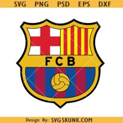 Barcelona Football club crest SVG PNG, FC Barcelona Svg, Soccer Logo