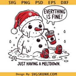 Everything is Fine Just Having Meltdown SVG