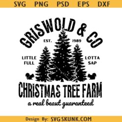 Griswold & Co Family Tree SVG, Christmas Tree Farm svg, Family Christmas svg, Christmas tree svg