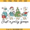 Just a Jolly Goose Nurse Svg, Santa Nurse Goose Svg,Christmas Goose Png, Christmas Nurse Svg