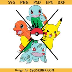 PokeMon HTV Svg, Anime Collectors Svg, Funny Pokemon Svg