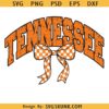 Preppy Tennessee Coquette Png, Tennessee Coquette SVG PNG, Tennessee Football SVG