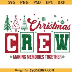Christmas Crew Svg, Family Christmas Svg, Retro Christmas Svg, Christmas Squad Svg