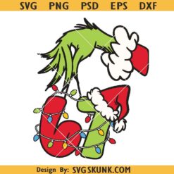 67 Christmas Grinch Hand SVG, 67 Christmas SVG, Six Seven Grinch Hand Christmas SVG PNG