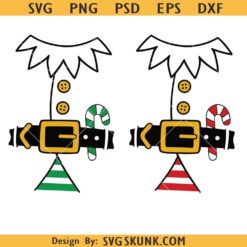 Christmas Elf Costume svg, Elf Outfit Svg, Christmas Outfit Svg, Christmas costume Svg