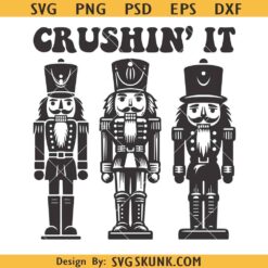 Crushin' It Christmas SVG, Merry Christmas PNG, Christmas Girly