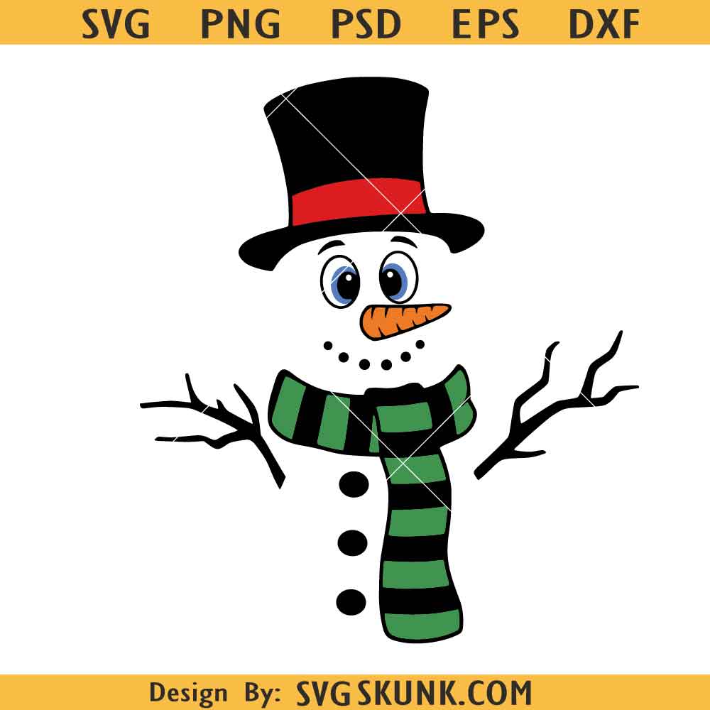Cute Frosty Snowman Cute Frosty Snowman Svg, Funny Christmas Snowmen Svg, Snowman Merry Xmas Svg, Snowman Svg