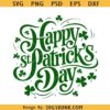 Happy St Patricks Day Svg Png, Shamrock Svg, St Patrick's Day Svg