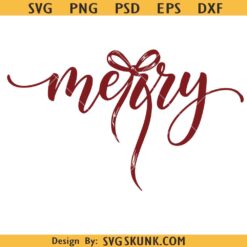 Merry Christmas Bow Png, Christmas Coquette Bow Svg, Christmas Shirt Svg,Winter Svg