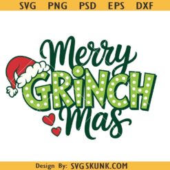 Merry Grinchmas SVG, Christmas Mean Guy svg png, Christmas svg