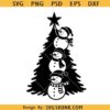 Snowman Christmas Tree SVG, Winter SVG, Merry Christmas SVG