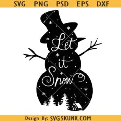 Snowman svg, Winter svg, Christmas Snowman svg, Snowman png