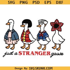Just a Stranger Goose Svg, Stranger Thing Goose svg, Stranger Things Christmas Svg