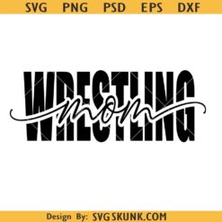 Wrestling Mom SVG, My Heart Is On That Mat Sleeve SVG ,Sleeve MOM SVG