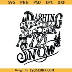 Dashing through the snow Star Wars svg, Disneyworld svg