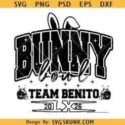 Bunny Bowl Png svg, The Benito Bowl Svg, Football Bowl Halftime Svg, Football Fan svg