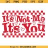 Valentine's Day SVG, It's Not Me It's You Png SVG, Sarcastic Anti Valentine SVG, Love Png SVG