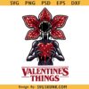 Valentine’s Things SVG PNG, Stranger Valentine SVG PNG, Monster from Upside Down SVG, Anti Valentine SVG
