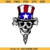 Uncle Sam Skull SVG, America SVG, 4th of July svg, 4th of july uncle American sam svg