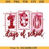 Valentine 100 Days of School Png svg, 100 Days of School svg, Valentine Teacher svg