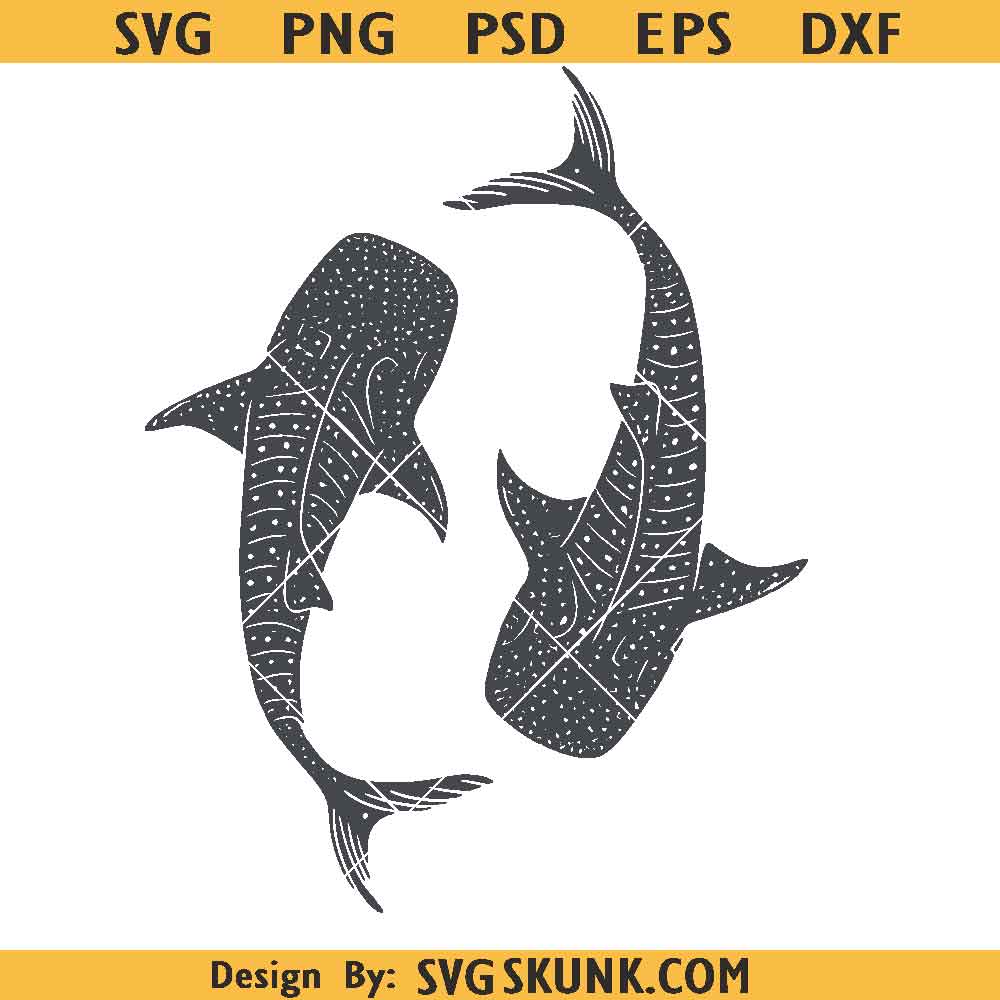 Whale shark SVG Whale shark SVG PNG, sea turtle svg, Ocean animals svg, Whale shark vector