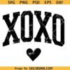 Xoxo Heart SVG, Xoxo with Heart SVG, Xoxo Valentine SVG