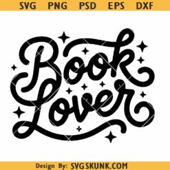 Book Lover SVG PNG, bookish svg png