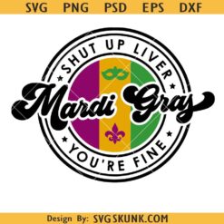 Mardi Gras svg, Fat Tuesday svg, Jester Hat svg, Fleur De Lis svg
