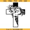 Jesus face in cross SVG, Jesus Cross SVG, Crucifixion SVG