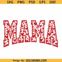 Mama Valentine SVG, Mama Hearts Valentine's Day Svg