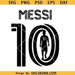 Messi 10 SVG, Messi 10 Miami svg, Lionel Messi’s SVG